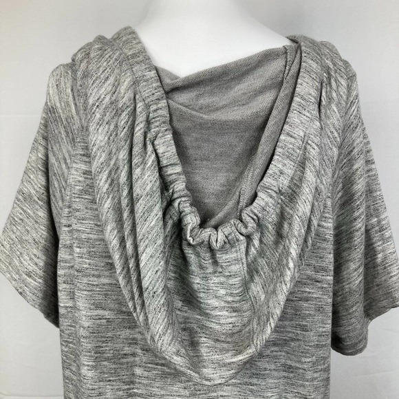 Athleta Dress Womens Sz S Mini Gray Heather Hooded Stretch Comfort Pockets - Picture 6 of 13